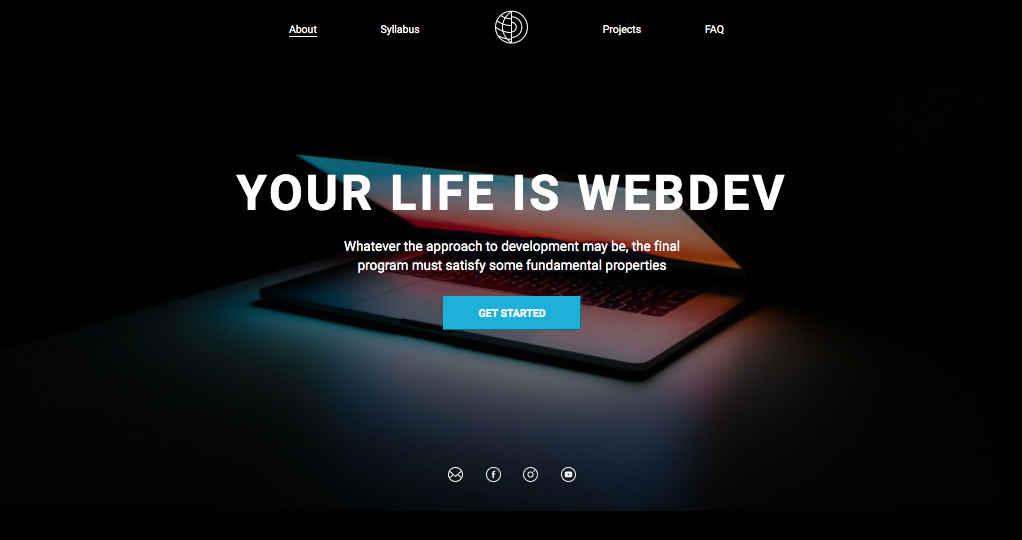 Webdev main-page